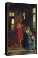 Christ Appearing to the Virgin-Rogier van der Weyden-Stretched Canvas
