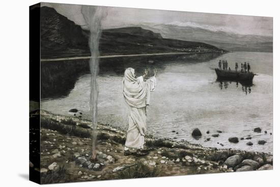 Christ Appears on the Borders of the Tiberius Sea-James Tissot-Stretched Canvas