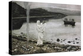 Christ Appears on the Borders of the Tiberius Sea-James Tissot-Stretched Canvas