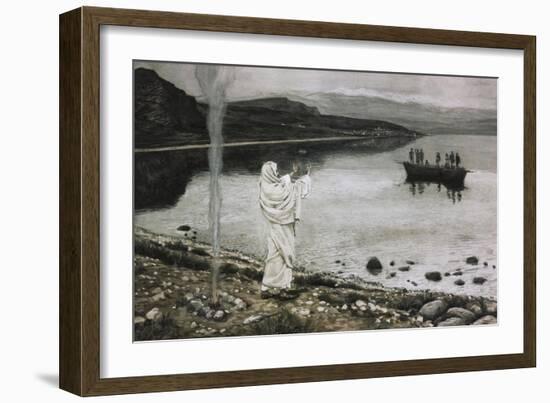 Christ Appears on the Borders of the Tiberius Sea-James Tissot-Framed Giclee Print