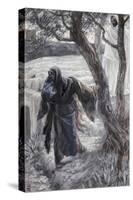 Christ Appears to Mary Magdalene-James Tissot-Stretched Canvas