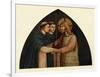 'Christ as a Pilgrim Met by Two Dominicans', 15th century, (c1909)-Fra Angelico-Framed Giclee Print