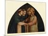 'Christ as a Pilgrim Met by Two Dominicans', 15th century, (c1909)-Fra Angelico-Mounted Giclee Print