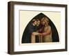 'Christ as a Pilgrim Met by Two Dominicans', 15th century, (c1909)-Fra Angelico-Framed Giclee Print