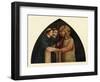 'Christ as a Pilgrim Met by Two Dominicans', 15th century, (c1909)-Fra Angelico-Framed Giclee Print