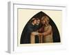 'Christ as a Pilgrim Met by Two Dominicans', 15th century, (c1909)-Fra Angelico-Framed Giclee Print