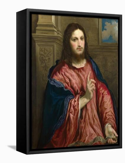 Christ as the Light of the World, C. 1550-Paris Bordone-Framed Stretched Canvas
