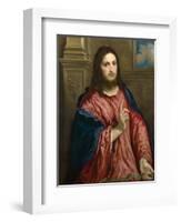 Christ as the Light of the World, C. 1550-Paris Bordone-Framed Giclee Print