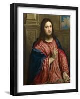 Christ as the Light of the World, C. 1550-Paris Bordone-Framed Giclee Print