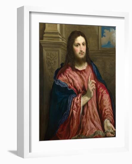 Christ as the Light of the World, C. 1550-Paris Bordone-Framed Giclee Print