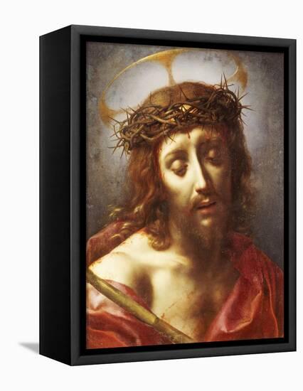 Christ as the Man of Sorrows-Carlo Dolci-Framed Stretched Canvas