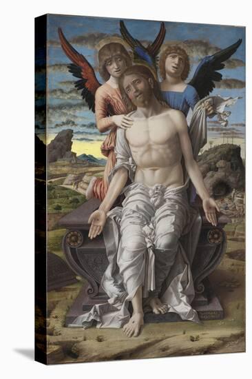 Christ as the Suffering Redeemer, 1495-1500-Andrea Mantegna-Stretched Canvas