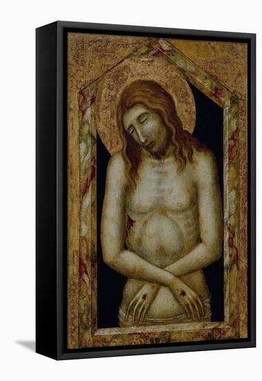 Christ as the Suffering Redeemer-Pietro Lorenzetti-Framed Stretched Canvas