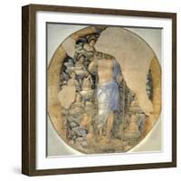 Christ Ascending to Heaven in Glory Surrounded by Angels, Circa 1488-Andrea Mantegna-Framed Giclee Print