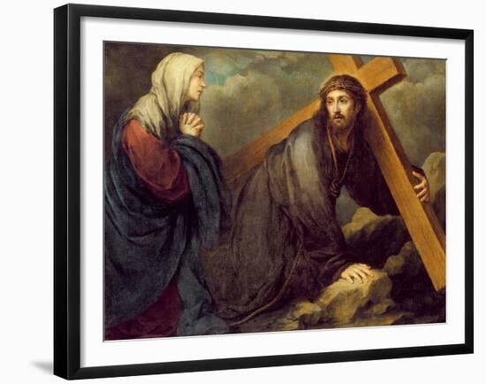 Christ at Calvary-Bartolome Esteban Murillo-Framed Giclee Print