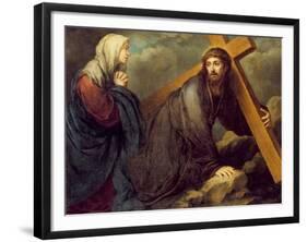 Christ at Calvary-Bartolome Esteban Murillo-Framed Giclee Print