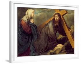 Christ at Calvary-Bartolome Esteban Murillo-Framed Giclee Print