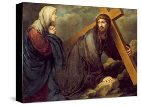 Christ at Calvary-Bartolome Esteban Murillo-Stretched Canvas