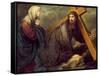 Christ at Calvary-Bartolome Esteban Murillo-Framed Stretched Canvas