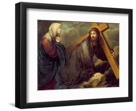 Christ at Calvary-Bartolome Esteban Murillo-Framed Giclee Print