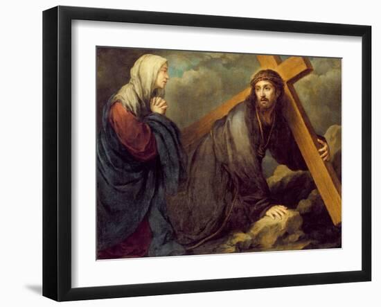 Christ at Calvary-Bartolome Esteban Murillo-Framed Giclee Print