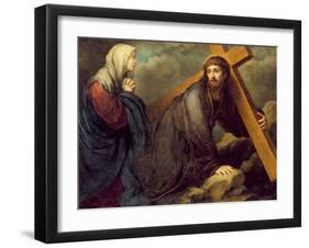 Christ at Calvary-Bartolome Esteban Murillo-Framed Giclee Print