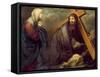 Christ at Calvary-Bartolome Esteban Murillo-Framed Stretched Canvas