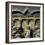 Christ at Column, Bronze Panel-null-Framed Giclee Print
