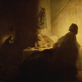 'Christ at Emmaus' Giclee Print - Rembrandt van Rijn | AllPosters.com