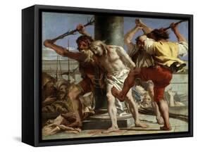 Christ at the Column, 1772-Giandomenico Tiepolo-Framed Stretched Canvas