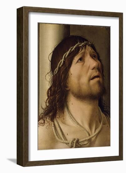 Christ at the Column-Antonello da Messina-Framed Giclee Print