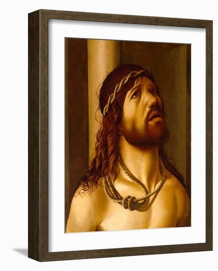 Christ at the Column-Antonio de Saliba-Framed Giclee Print