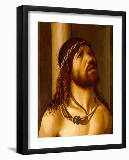 Christ at the Column-Antonio de Saliba-Framed Giclee Print