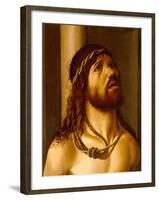 Christ at the Column-Antonio de Saliba-Framed Giclee Print