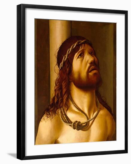 Christ at the Column-Antonio de Saliba-Framed Giclee Print