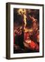 Christ at the Cross-Eugene Delacroix-Framed Art Print