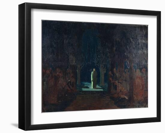 Christ at the Garden of Gethsemane-Arkhip Ivanovich Kuindzhi-Framed Giclee Print