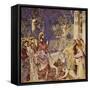 Christ at the Gates of Jerusalem-Giotto di Bondone-Framed Stretched Canvas