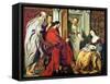 Christ at the House of Martha and Mary of Bethany-Jacob Jordaens-Framed Stretched Canvas