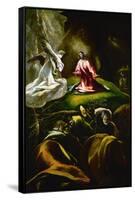 Christ at the Mount of Olives-El Greco-Framed Stretched Canvas