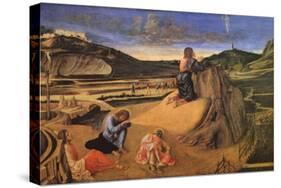 Christ at the Mount of Olives-Giovanni Bellini-Stretched Canvas