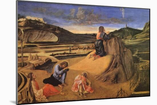 Christ at the Mount of Olives-Giovanni Bellini-Mounted Art Print