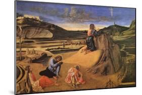 Christ at the Mount of Olives-Giovanni Bellini-Mounted Art Print