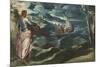 Christ at the Sea of Galilee, c.1575-80-Jacopo Robusti Tintoretto-Mounted Giclee Print