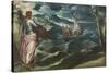 Christ at the Sea of Galilee, c.1575-80-Jacopo Robusti Tintoretto-Stretched Canvas