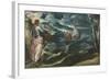 Christ at the Sea of Galilee, c.1575-80-Jacopo Robusti Tintoretto-Framed Giclee Print