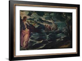 'Christ at the Sea of Galilee', c1575-1580.-Jacopo Tintoretto-Framed Giclee Print