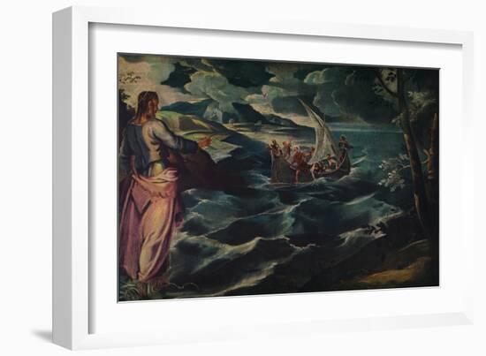 'Christ at the Sea of Galilee', c1575-1580.-Jacopo Tintoretto-Framed Giclee Print