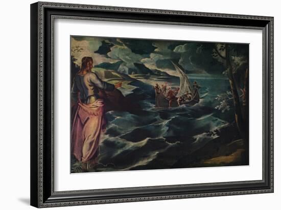 'Christ at the Sea of Galilee', c1575-1580.-Jacopo Tintoretto-Framed Giclee Print