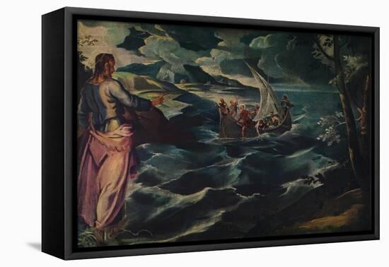 'Christ at the Sea of Galilee', c1575-1580.-Jacopo Tintoretto-Framed Stretched Canvas